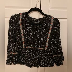 Love Sam Anthropologie Boho Blouse